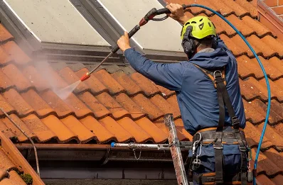 Démoussage et hydrofuge de toiture à Hémonstoir